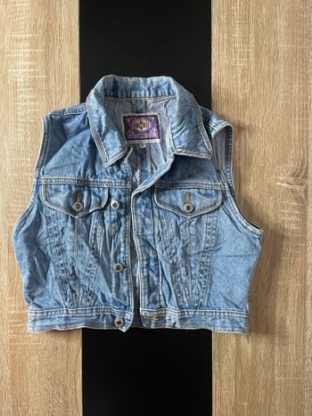 Veste en jean sans manches