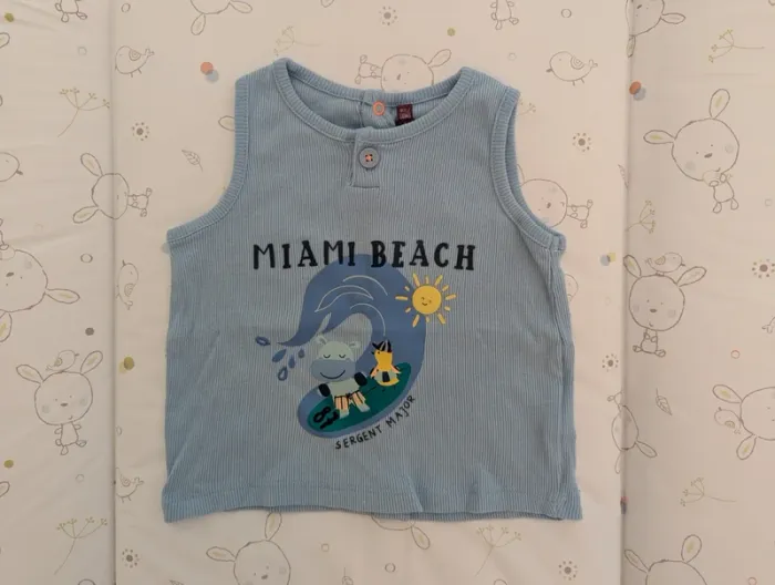 T-shirt sans manches Sergent major 9m NEUF