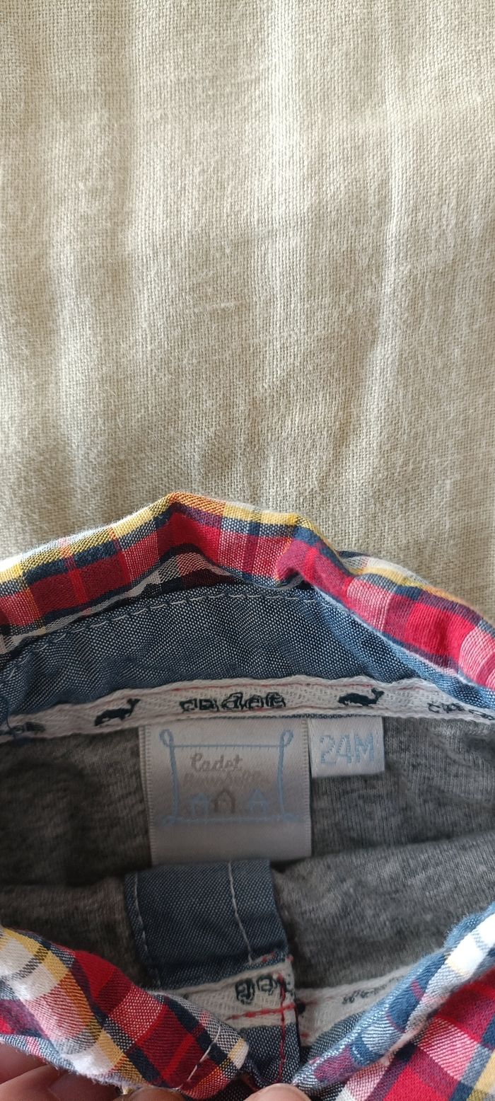 Chemise doublée Cadet Rousselle 24 mois - photo numéro 2