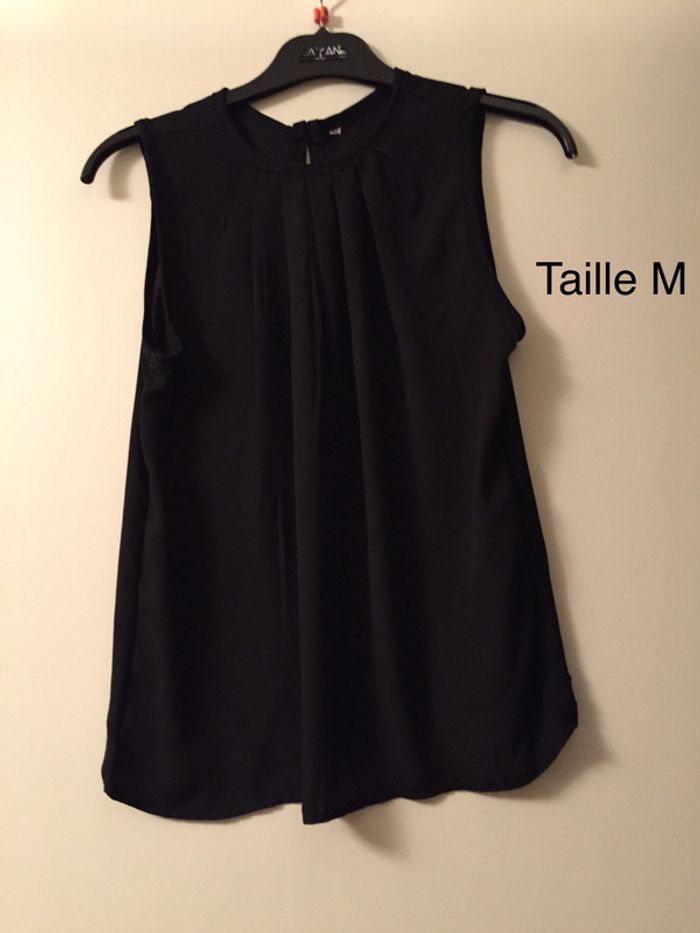 Top noir Taille M