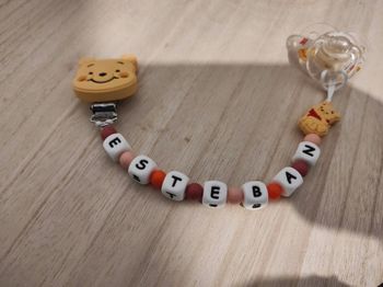 Attache tétine ours