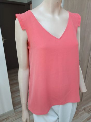 Très jolie blouse corail mango S/M