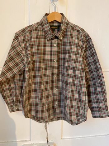 Chemise à carreaux Timberland neuve 6 ans