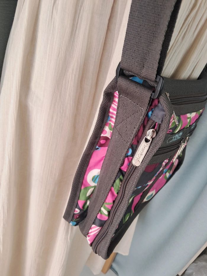 LeSportsac sac à main voyage bandoulière en tbe - photo numéro 3