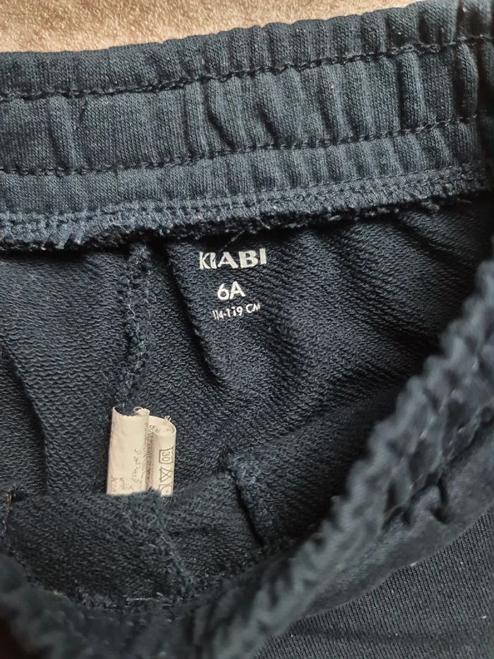 Short bleu marine taille elastique taille 6 ans fille Marque kiabi - photo numéro 4