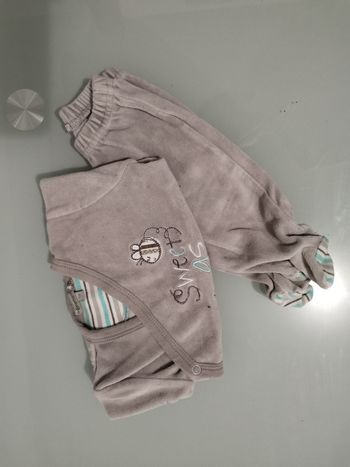 Pyjama bébé - 1 mois (2 pièces)