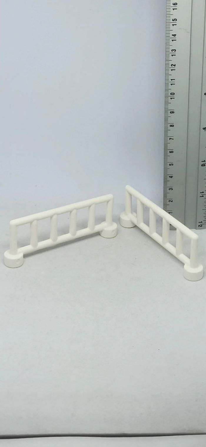 barrières lego duplo blanches