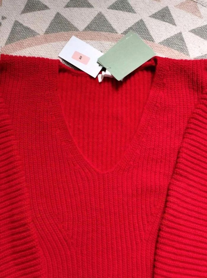 Pull hiver chaud - Laine - Rouge - H&M - XS - Neuf étiquette - photo numéro 7