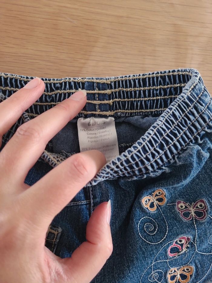 Lot 2 jeans 6 mois - photo numéro 3
