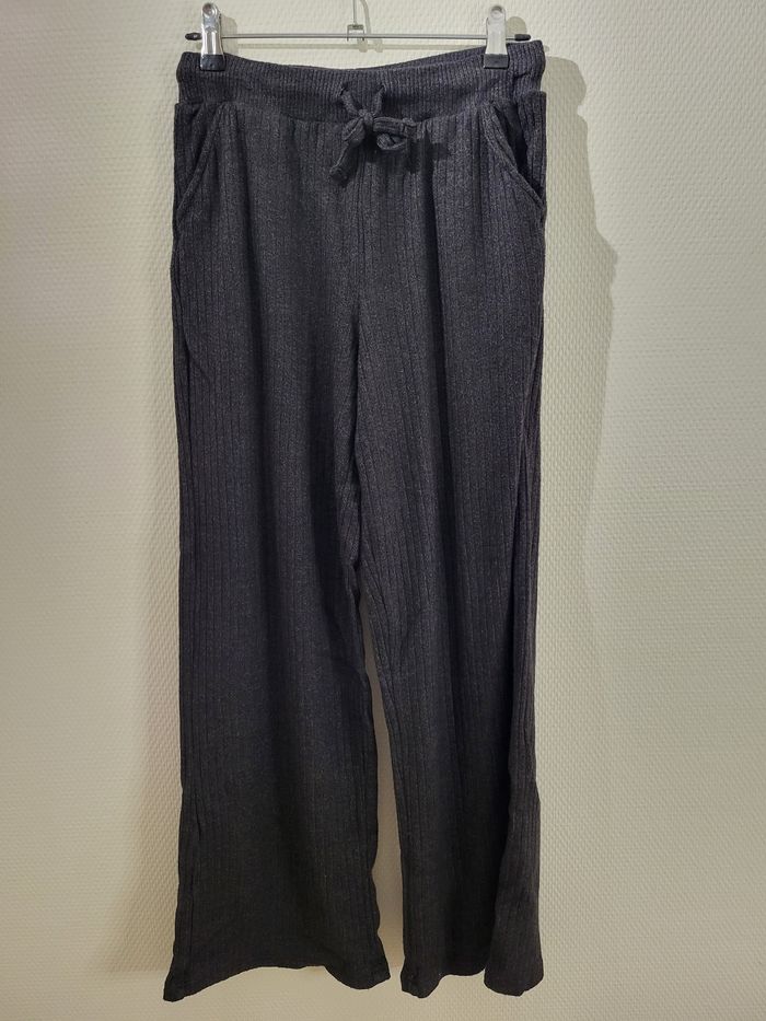 Pantalon chaud gris foncé