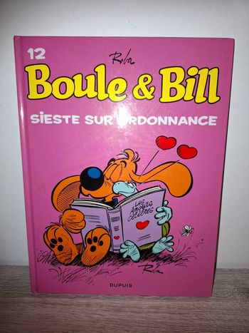Bande dessinée Boule & Bill sieste sur ordonnance