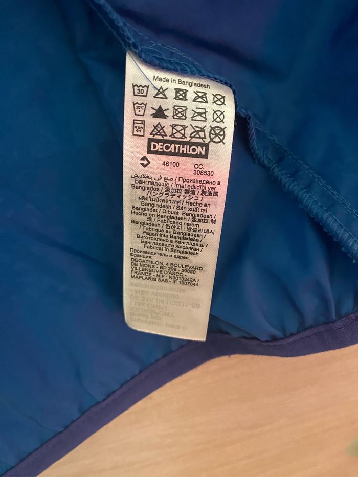 Veste imperméable et coupe vent Kalenji  Taille 8-9 ans - photo numéro 9