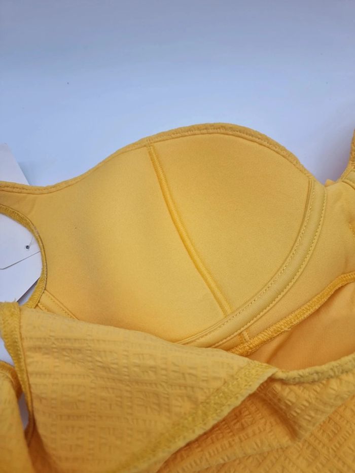 Simone Pérèle Maillot de bain 1 pièce sans armature - Jaune Mimosa - photo numéro 9
