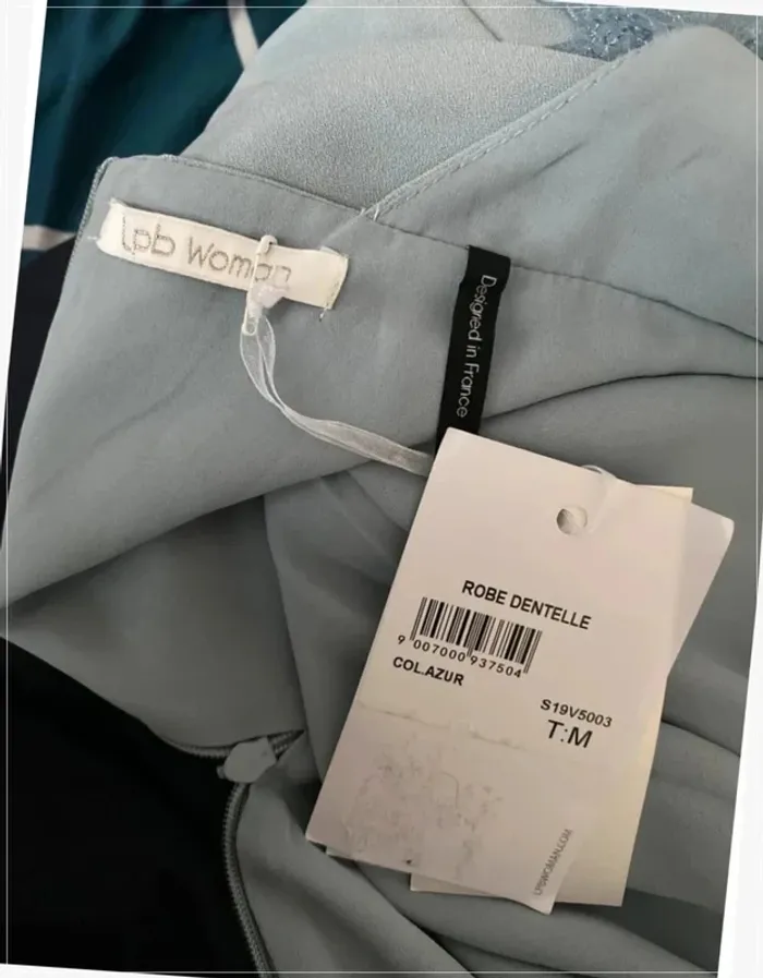 Robe dos nu dentelle bleu ciel Lpb woman - photo numéro 8