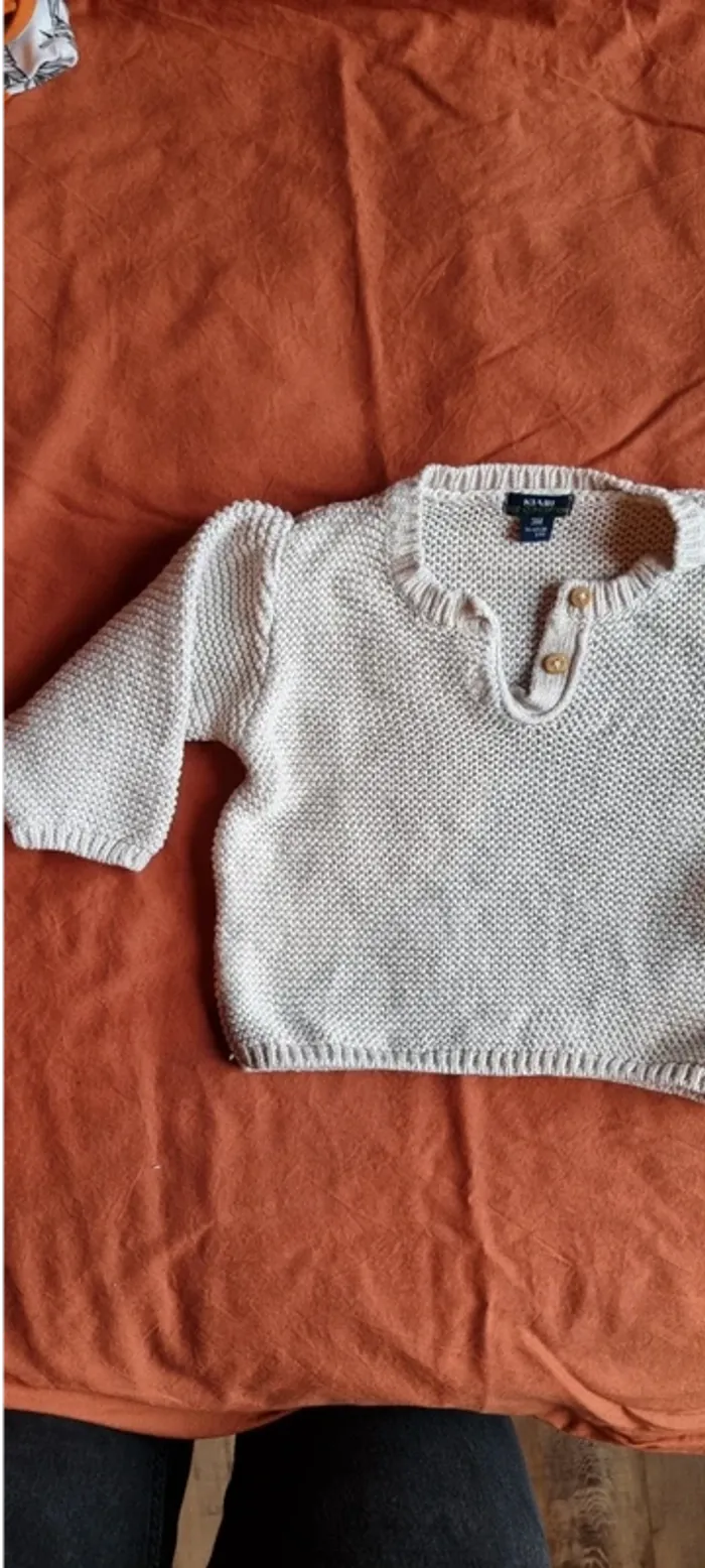 Pull 3 mois en maille