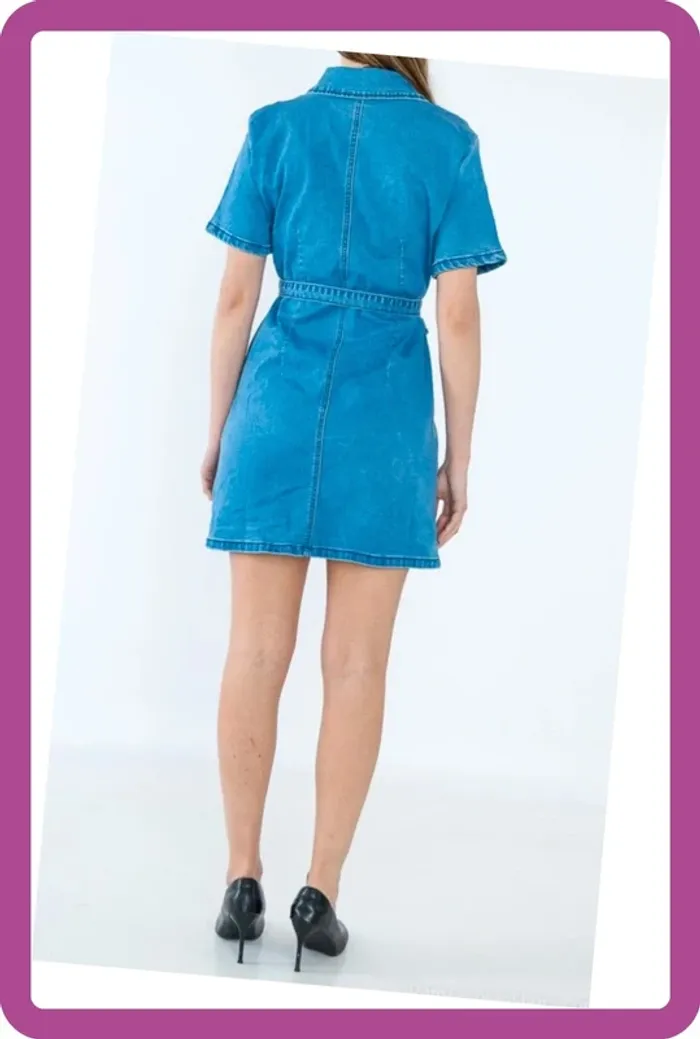 Robe en jean - Stretch - Neuve avec étiquette - Plusieurs tailles disponibles - photo numéro 2