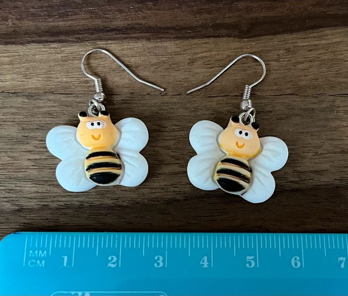 Boucles d’oreilles Abeilles 🐝 - photo numéro 2