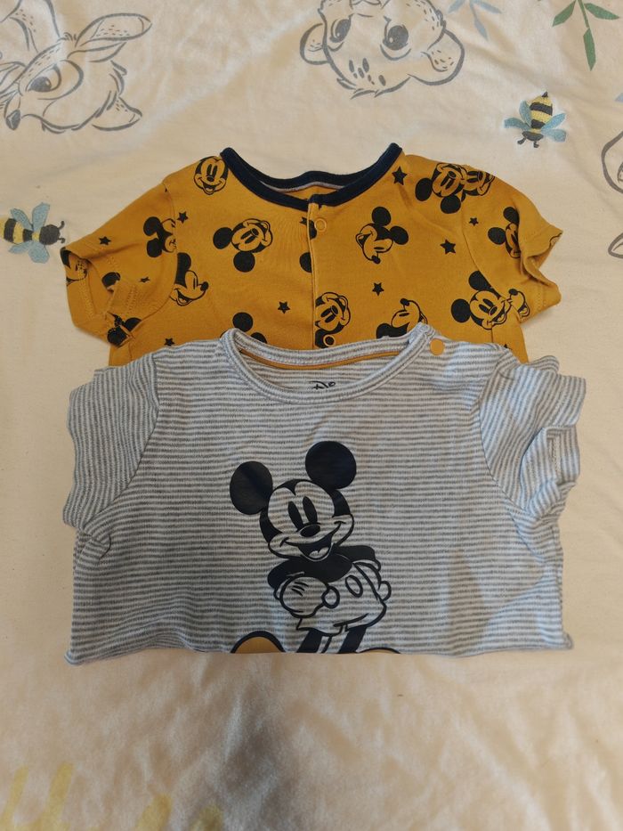 Lot de barboteuses Mickey disney - photo numéro 2