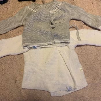 Lot de 2 Gilet 1 mois