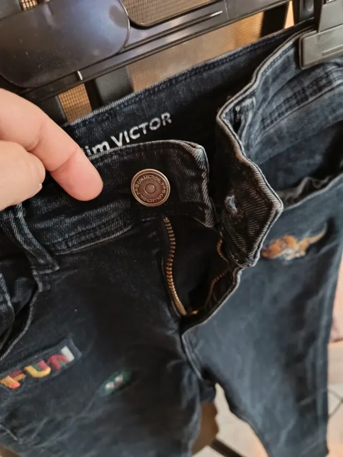 Jean slim garçon tao - photo numéro 4