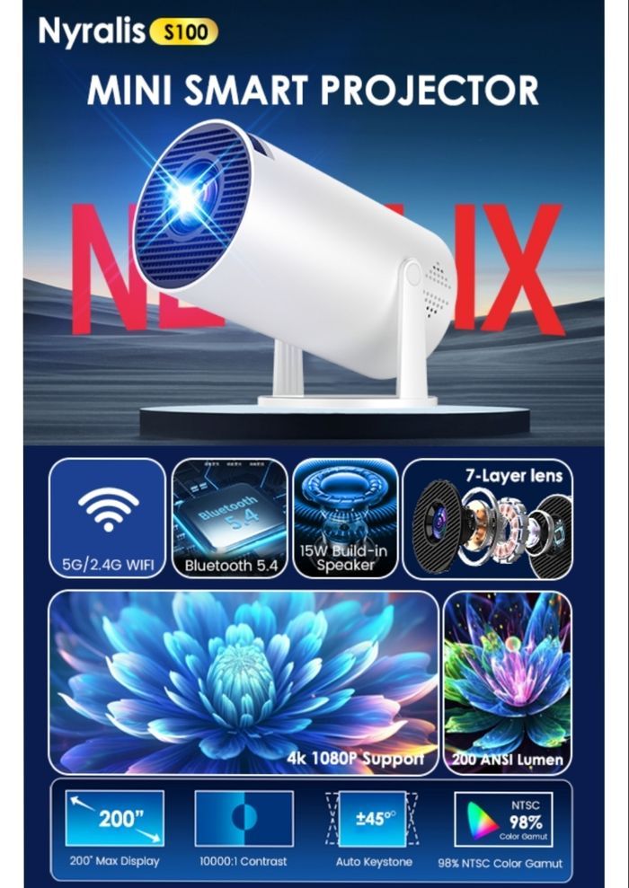 Vidéoprojecteur portable / Mini projecteur / Rétroprojecteur