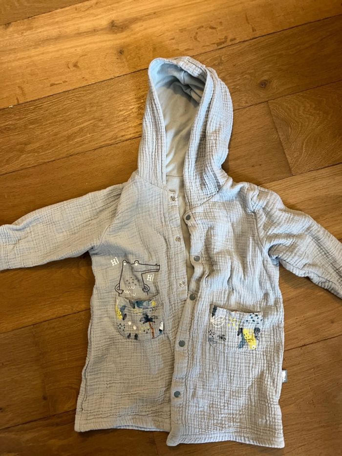 Peignoir gaze de coton petit béguin 24 mois