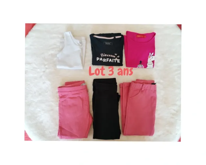 Lot vêtements 3 ans