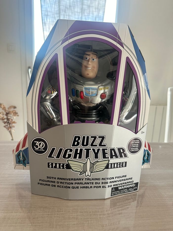 Figurine Buzz l'Éclair parlante 30e anniversaire en édition limitée, Toy Story