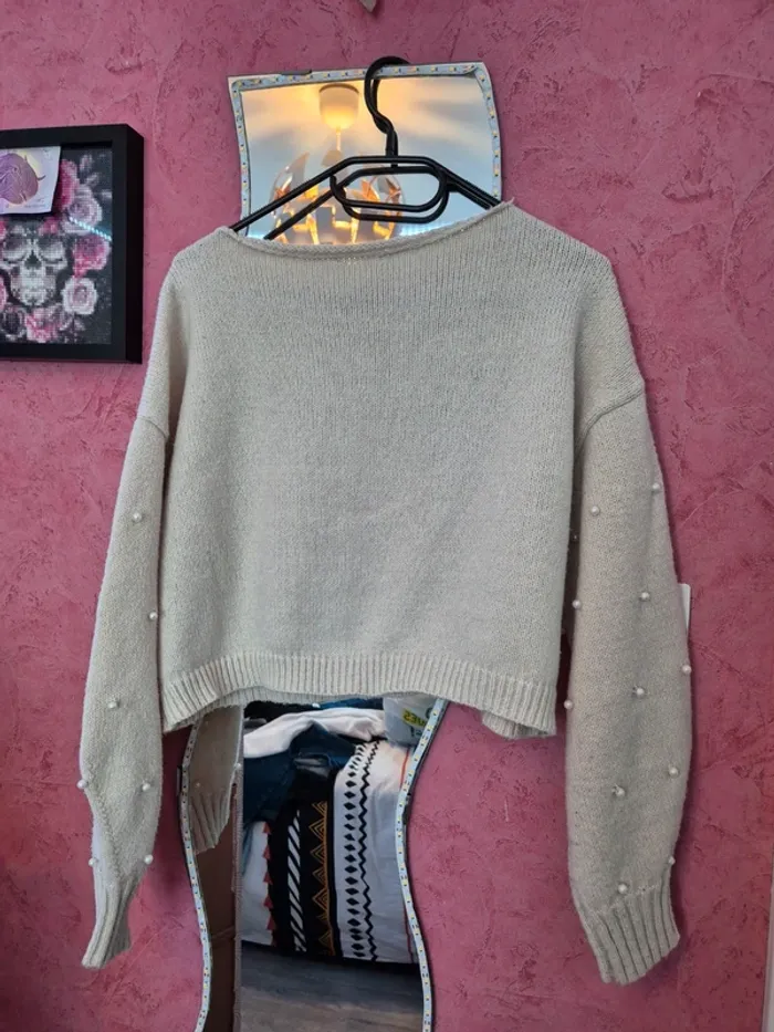 Pull crème Shein - photo numéro 3