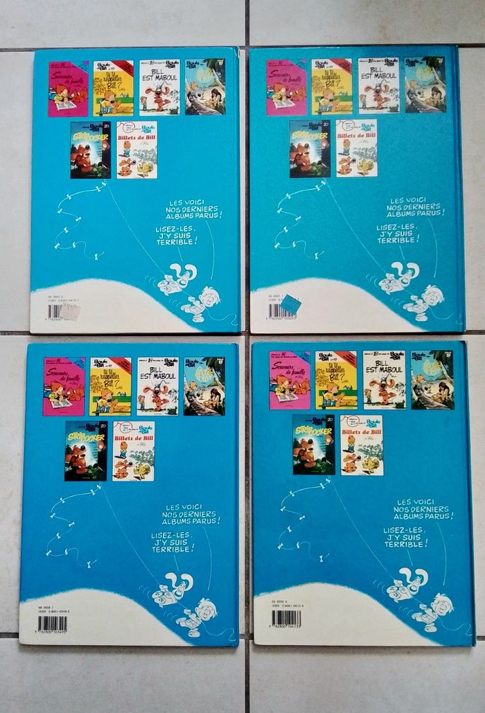 4 BD Boule et Bill tome 10 à 13 - photo numéro 3