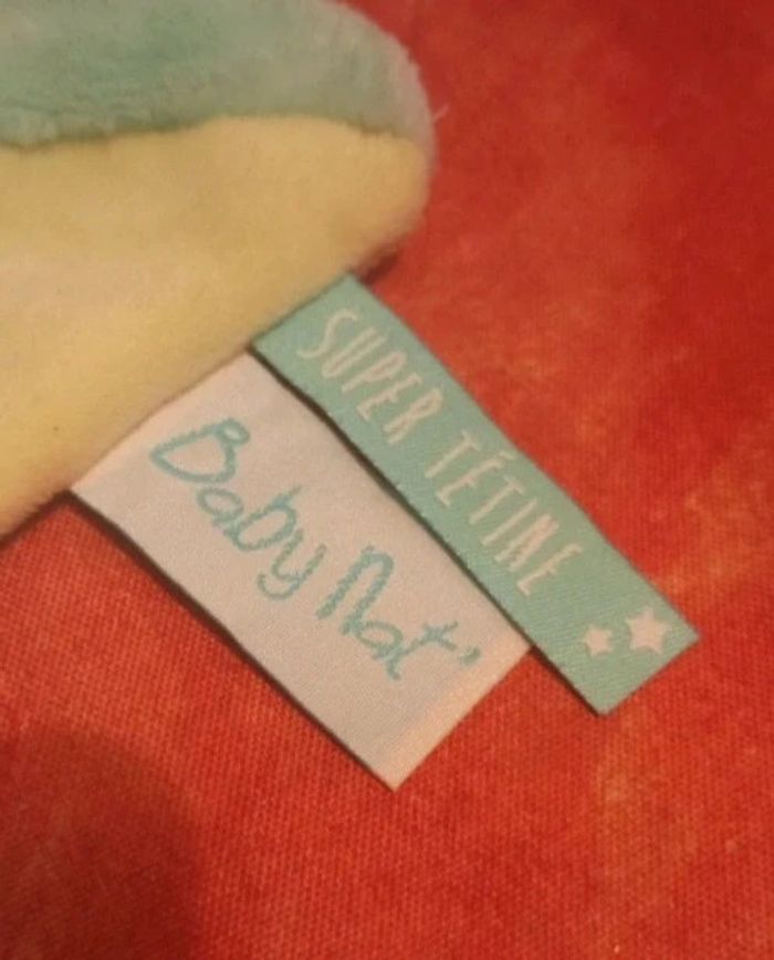 Doudou attache tétine âne baby nat - photo numéro 5