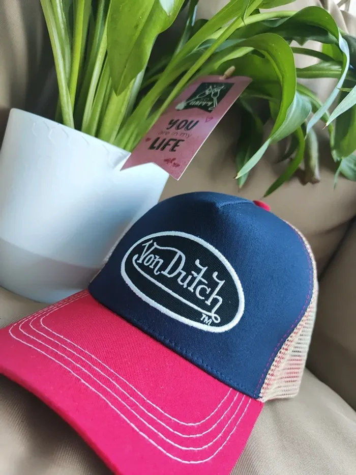 Casquette Trucker Von Dutch tricolore