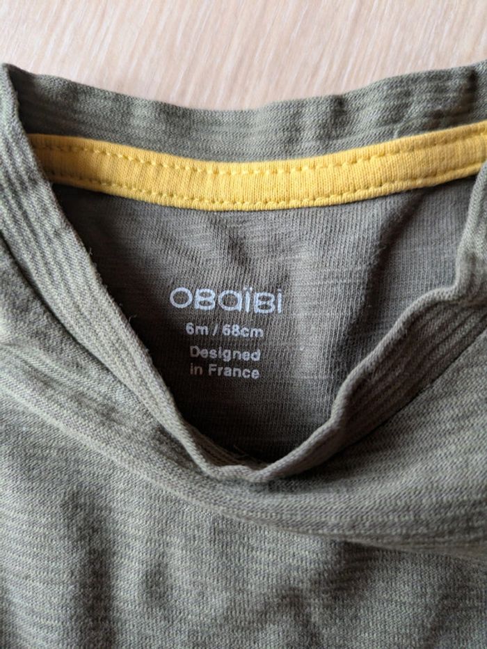 Lot teeshirt 6 mois - photo numéro 3