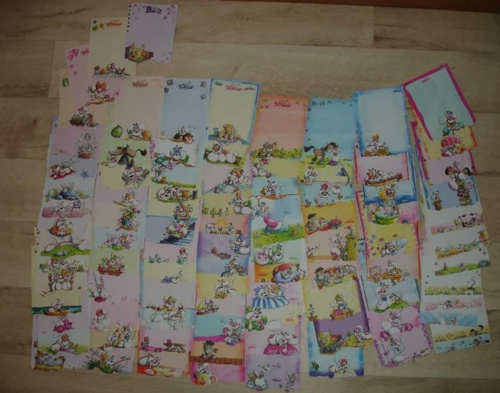 Lot DIDDL complet diddl feuilles relief - toute la collection Diddl