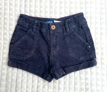 Short hiver velours fille, 4 ans