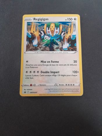 Carte Pokémon Regigigas SWSH247