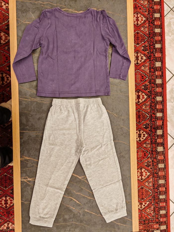 Pyjama violet et gris Tex 4/5 ans - photo numéro 3