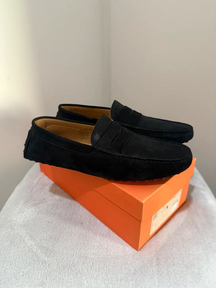 Bobbies - Mocassins en daim, Noir, Taille 45 - photo numéro 5