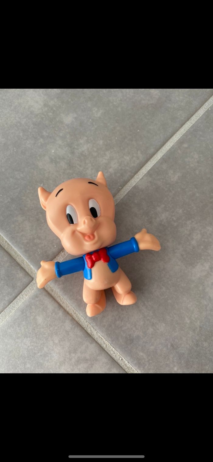 Figurine Porky Pig Cochonnet Looney Tunes