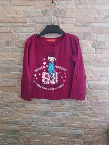 T-shirt bordeaux Tissaia 4A