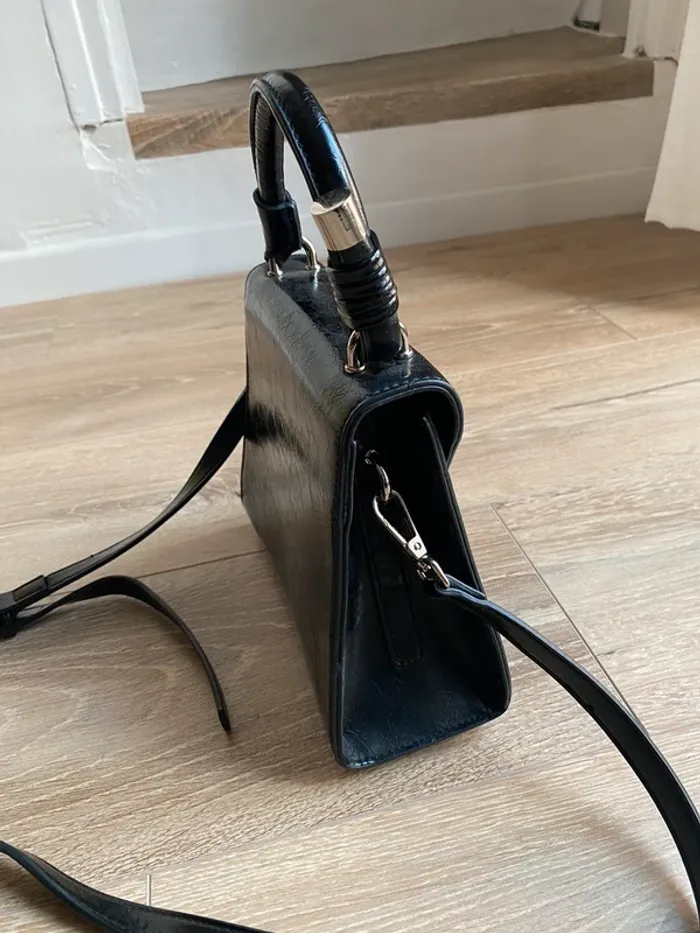 Petit sac à main en similicuir - photo numéro 5