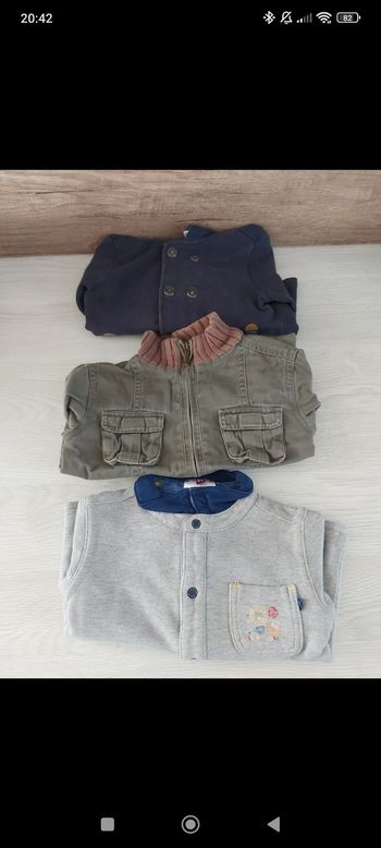 Lot vestes 24mois