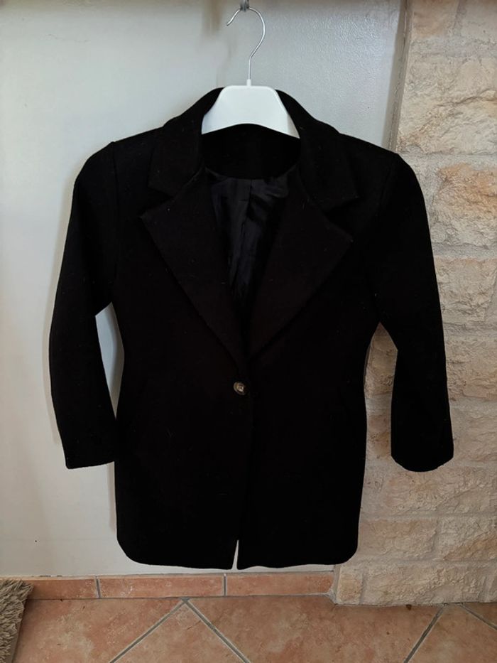 Manteau noir femme