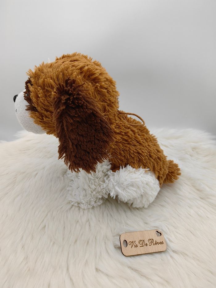 Doudou peluche Chien Assis Vintage - photo numéro 3