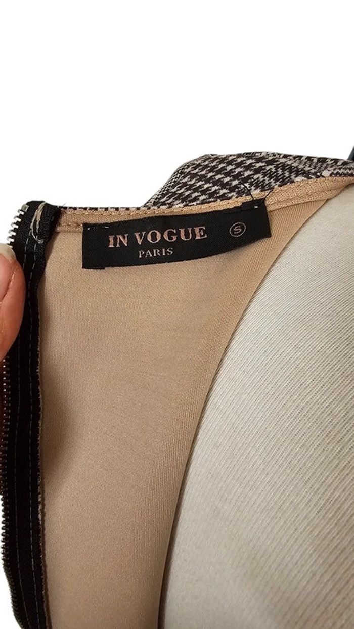 Robe mini In Vogue – S – Prince de Galles Noir & Blanc – État : Excellent - photo numéro 5