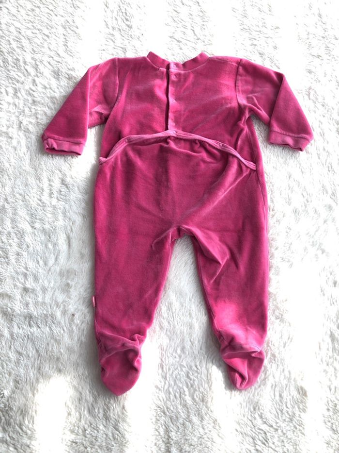Pyjama velours rose chats Absorba 18m - photo numéro 3
