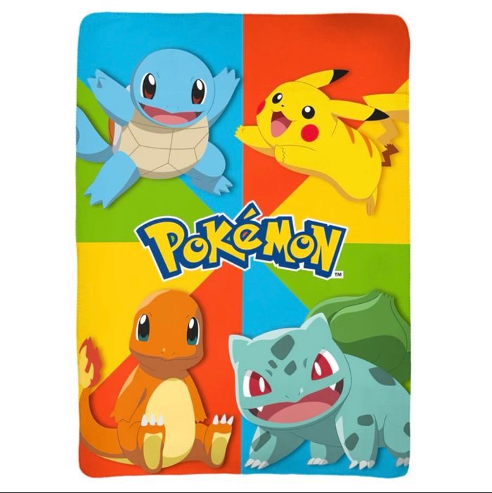 PLAID PIKACHU - POKÉMON - NEUF