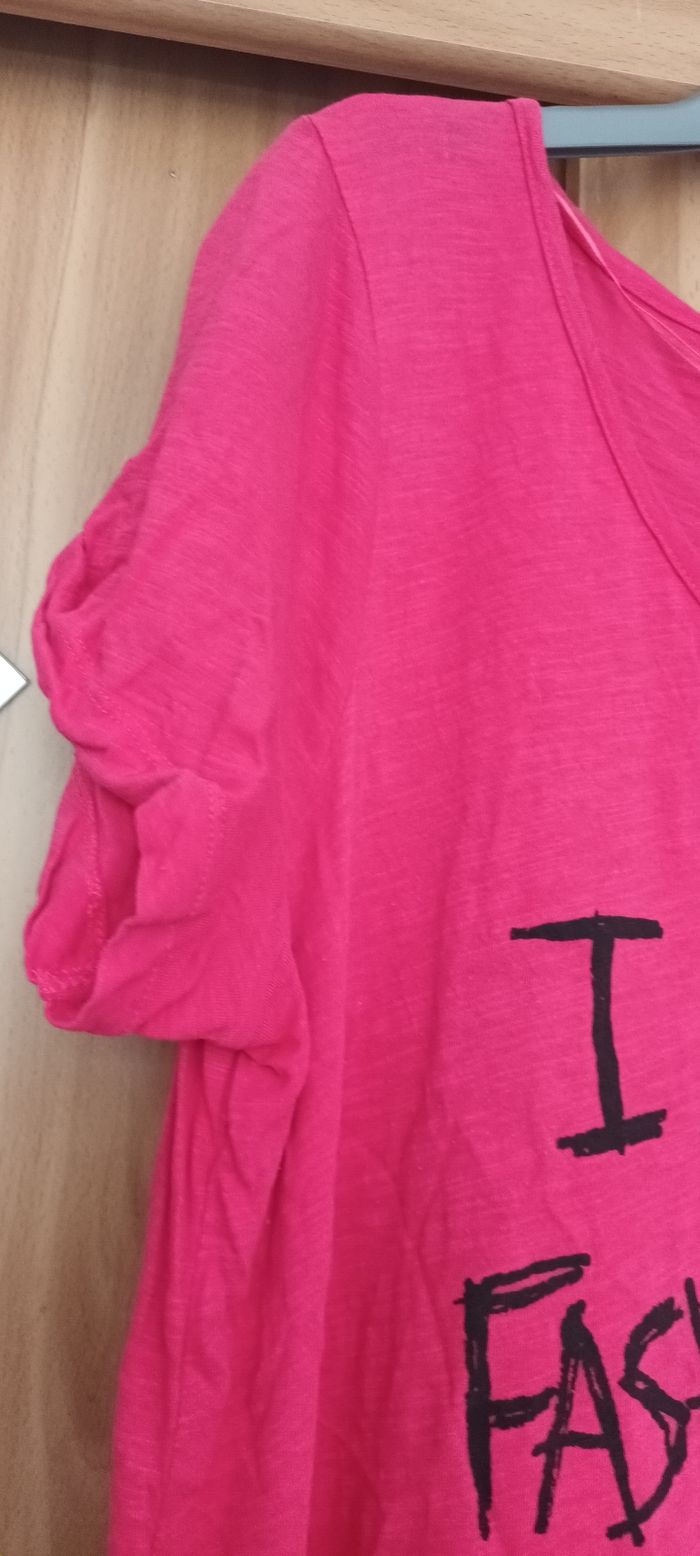 Grand tee shirt femme taille 52 ikebana - photo numéro 4