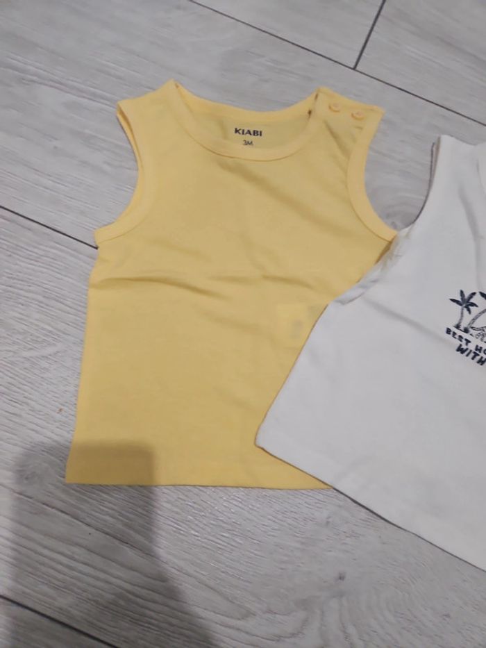 2 tee shirt sans manche - photo numéro 2