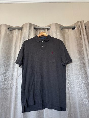 Polo Ralph Lauren homme – noir avec logo rouge – Taille M